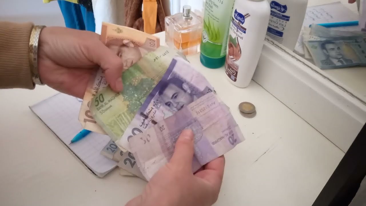 تقسيم الميزانية الشهر 2000درهم🤑 5 أشخاص ومنها تحدي 200 درهم تقدية رمضان 🤑 و100توفير و100  الطوارئ 🤑