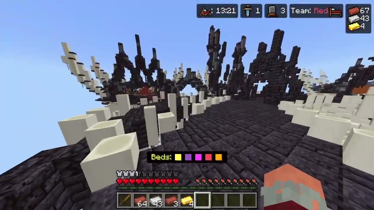 Epic bedwars gameplay