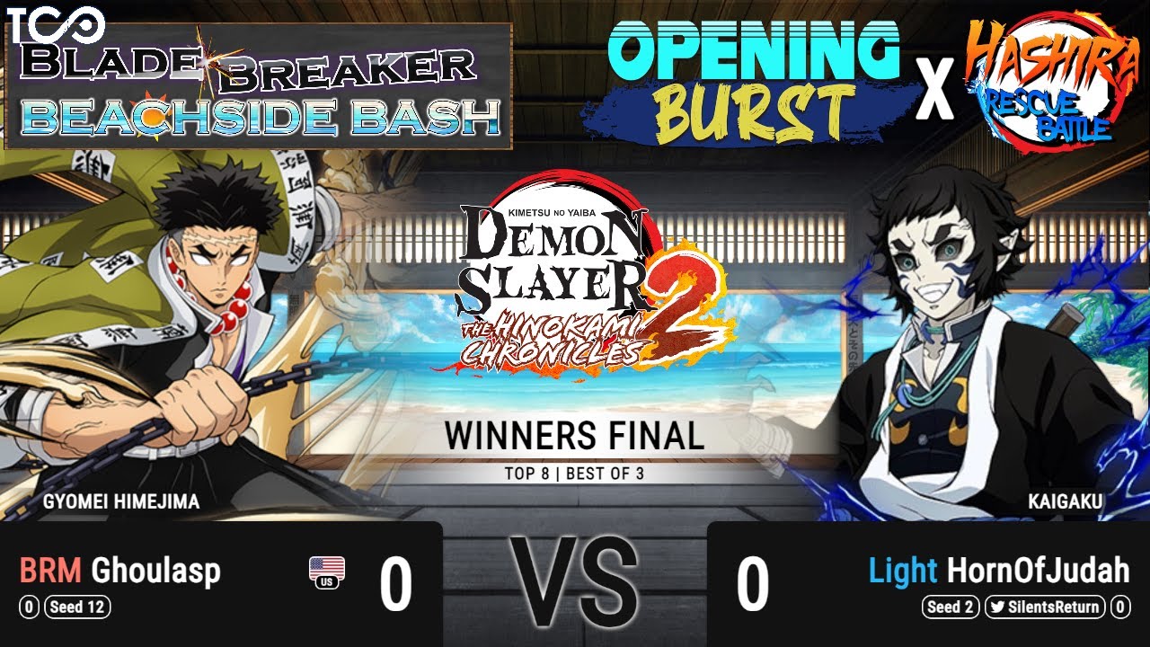 Winners Finals LT HornOfJudah v BRM Ghoulasp -Opening Burst 2025- Demon Slayer Hinokami Chronicles 2