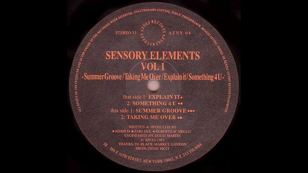 Sensory Elements  -  Summer Groove
