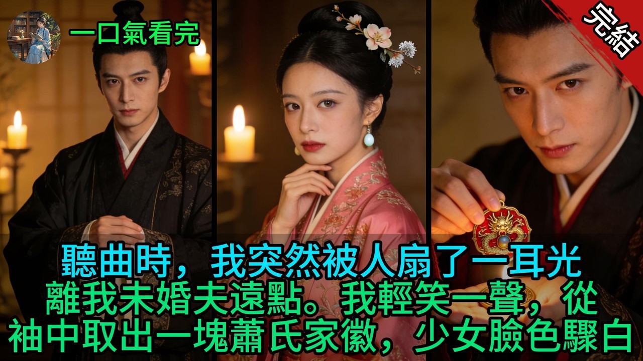 【原創小說已完結】聽曲時，我突然被人扇了一耳光：離我未婚夫遠點。我輕笑一聲，從袖中取出一塊蕭氏家徽，少女臉色驟白