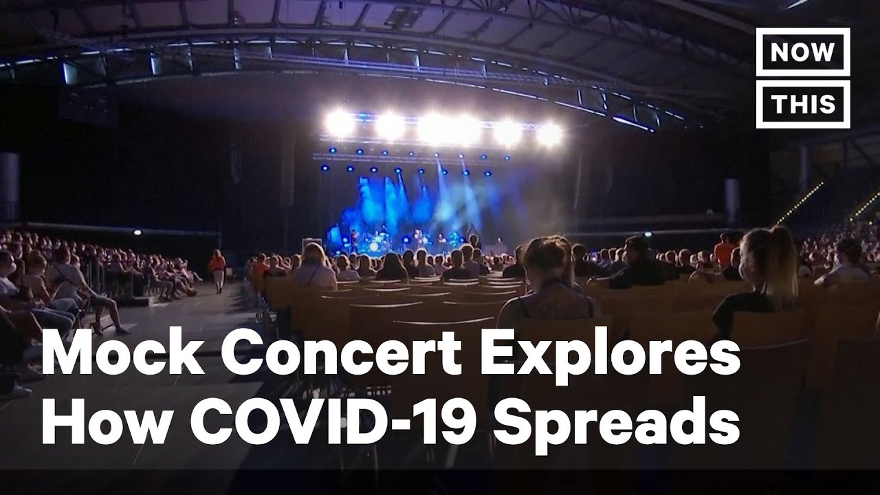 Mock Concert Tracks How COVID-19 Might Spread at Big Events | NowThis