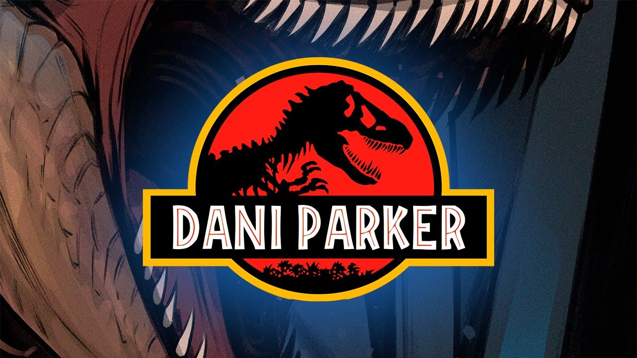 DIBUJO una ESCENA de JURASSIC PARK | DANI PARKER