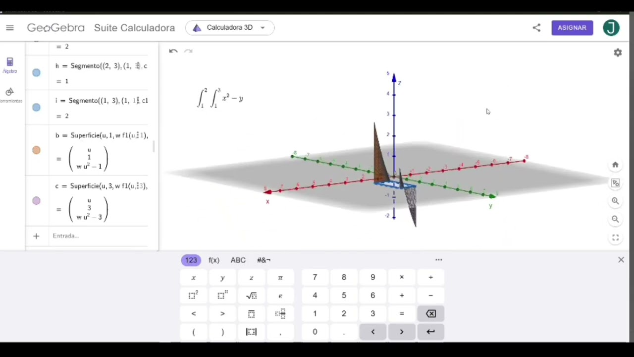 Explicación de sólidos en geogebra 