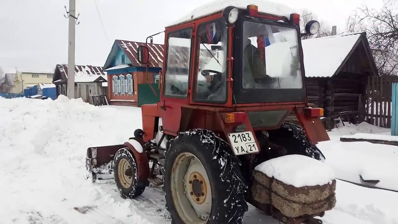 Т-25 уборка снега 2020