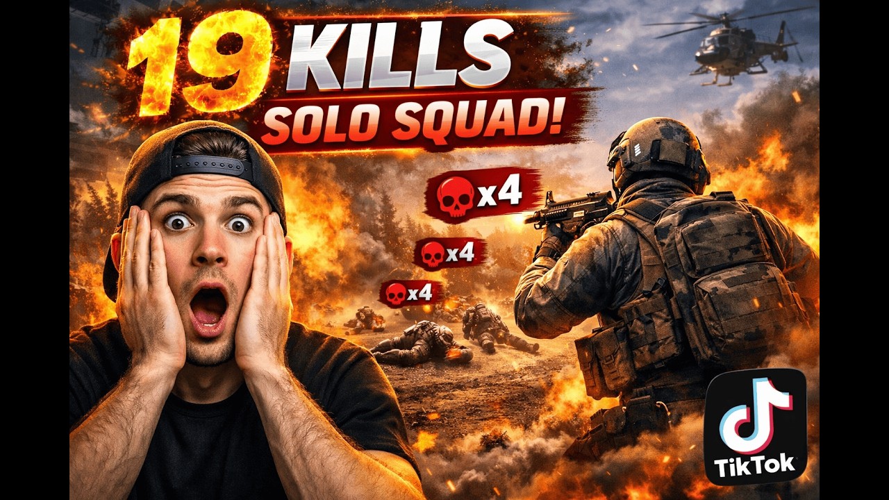 سولو سكواد 19 كل ببجي موبايل-  19Kills  Solo Squad💀