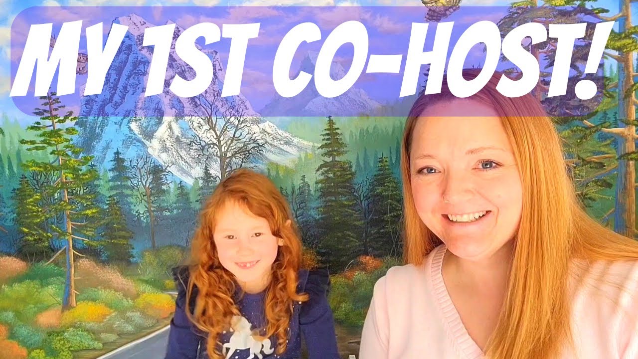 WELCOME CO-HOST, GEORGIA! | Easy pointillism painting for kids!
