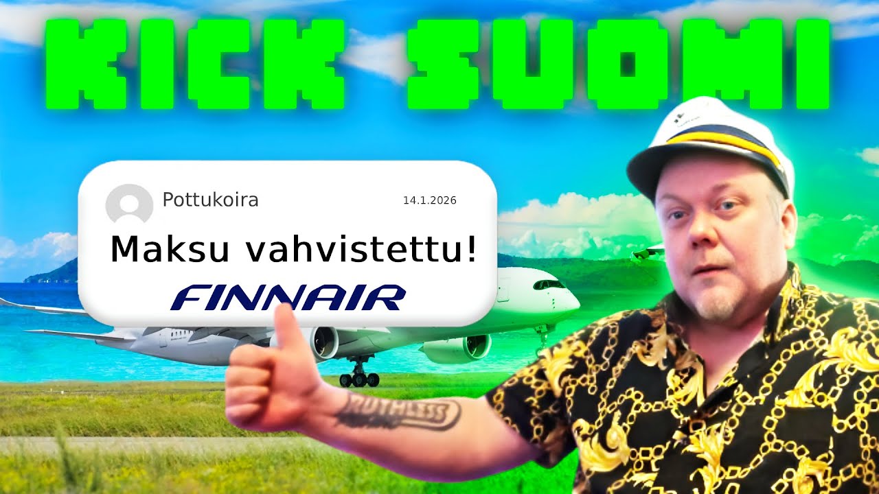 Pottukoira L&auml;htee Thaimaahan! Opper Oskun & Sainin Riita! - Kick Suomi