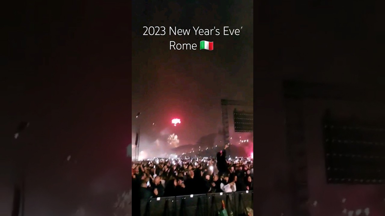 2023 New Year's Eve at Circo Massimo in Rome