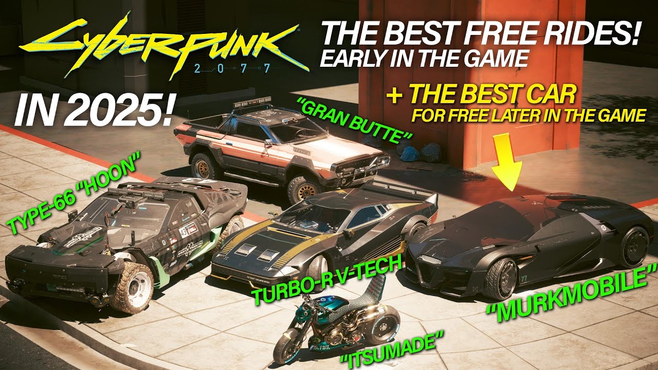 Cyberpunk 2077 Best free rides early in the game