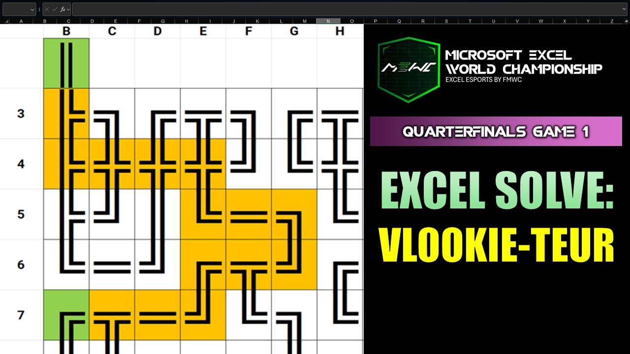 Excel Solve: Vlookie-teur (Microsoft Excel World Championship 2025 – Quarterfinals Game 1)