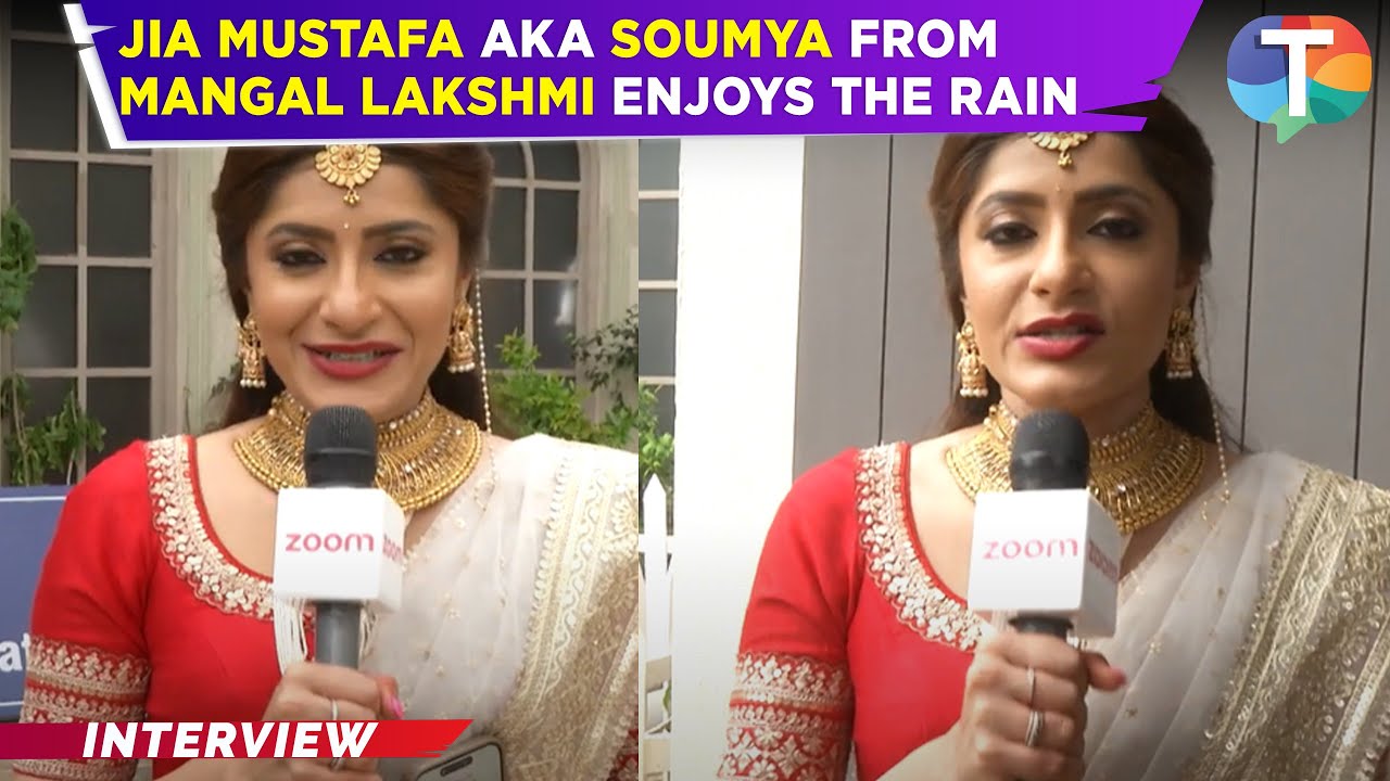 Mangal Lakshmi fame Soumya aka Jia Mustafa ne ki rain mein masti | Exclusive