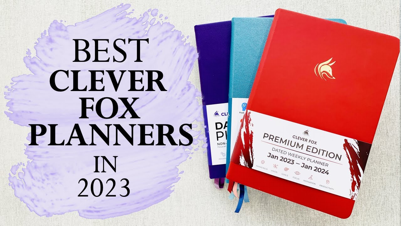 BEST CLEVER FOX PLANNERS for 2023 + 10% OFF