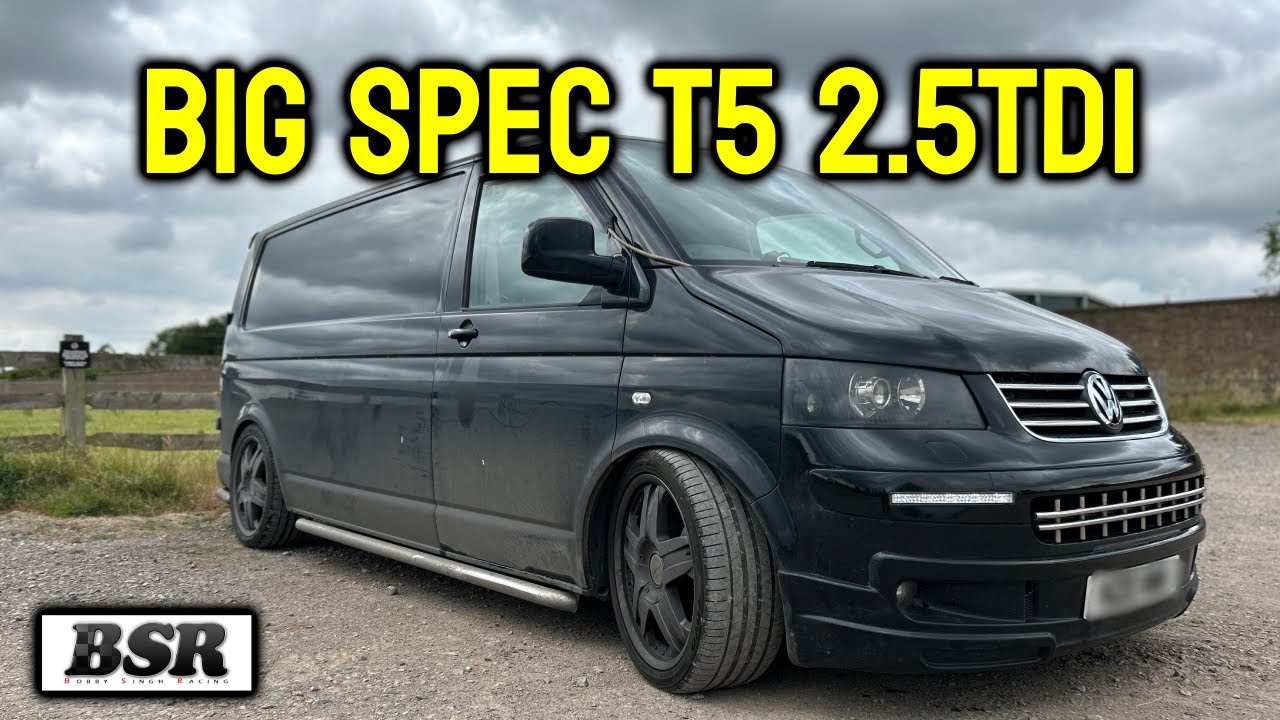 VW T5 2.5TDI - big custom hybrid turbo with pwm actuator