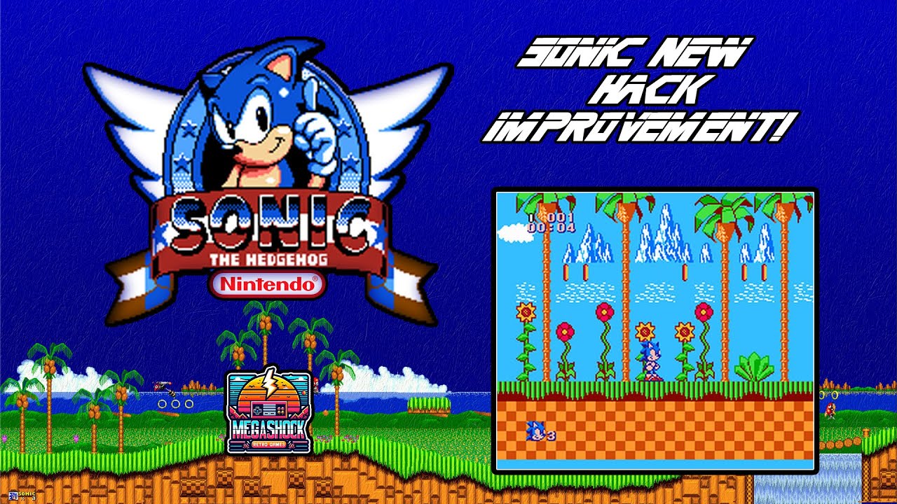Sonic Hack vol 2 ver 1.7 Hack para Nintendo En Consola Real!