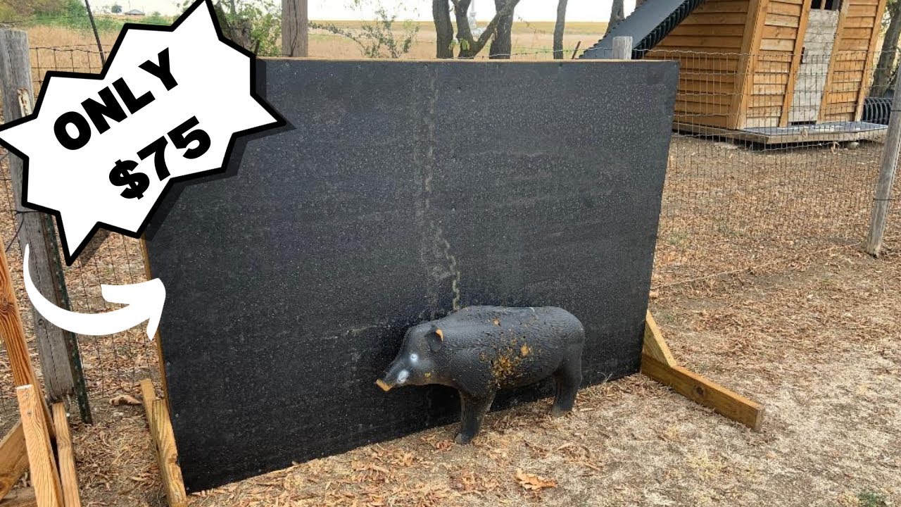 DIY Archery Backstop