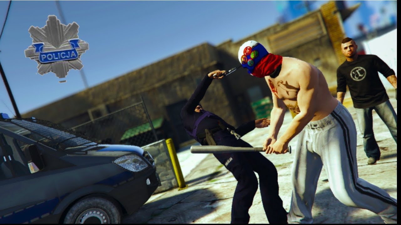 Gta 5 Polska policja #6 | OPP Zaatakował go ???!!!!