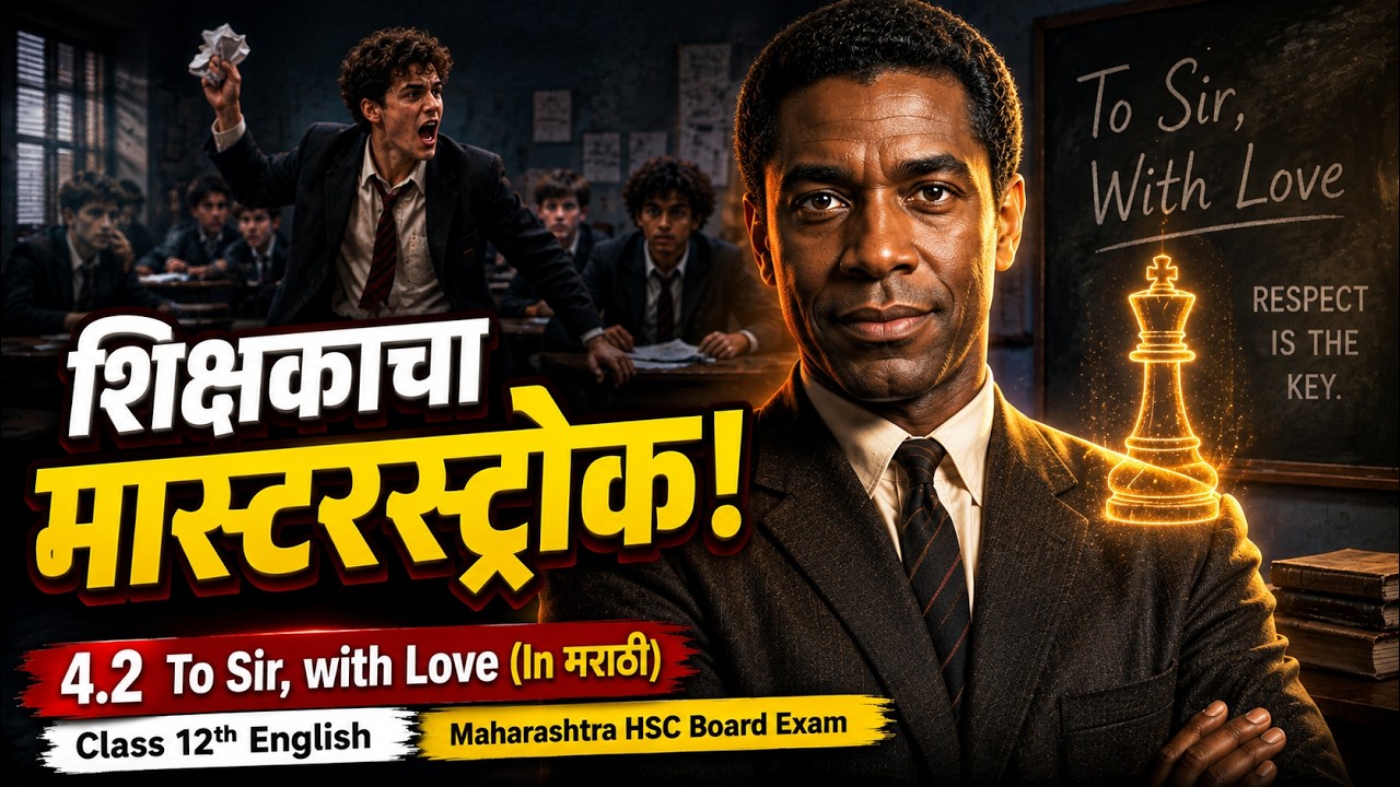 To Sir, with Love 12th English (In Marathi) | Maharashtra HSC Board | Chapter 4.2 | TestWizer
