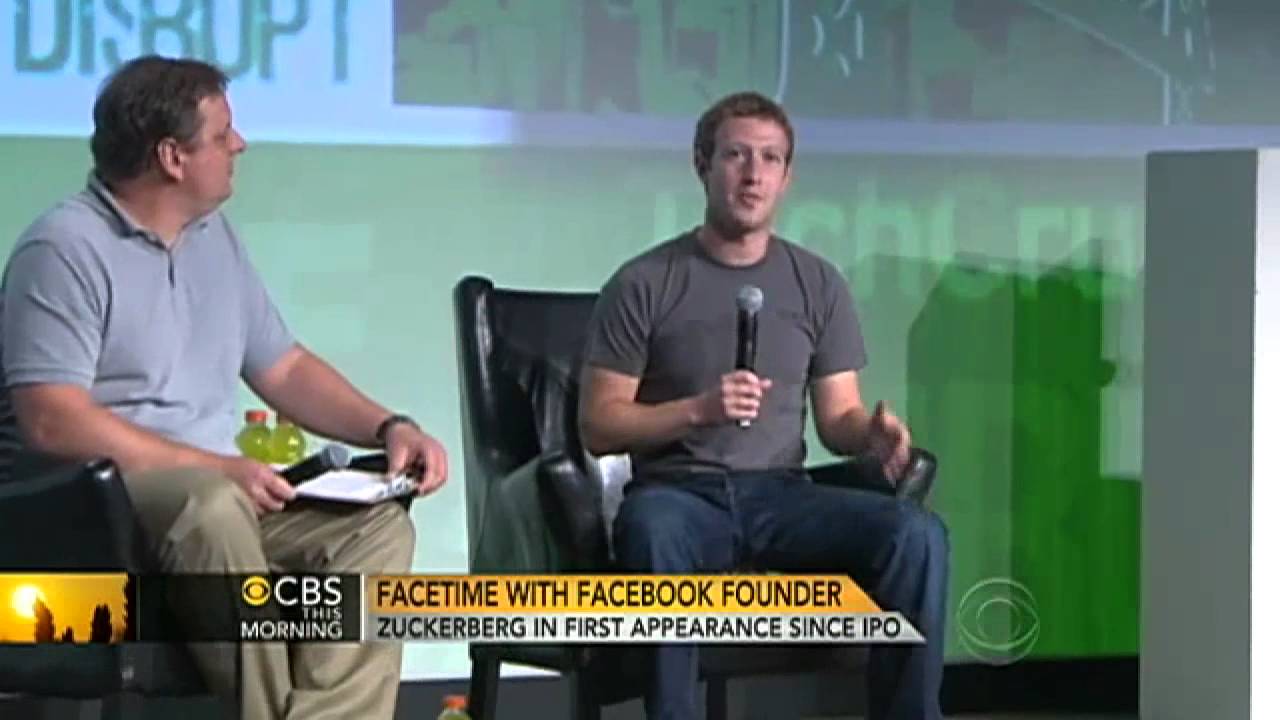 Zuckerberg defends Facebook stock in first interview