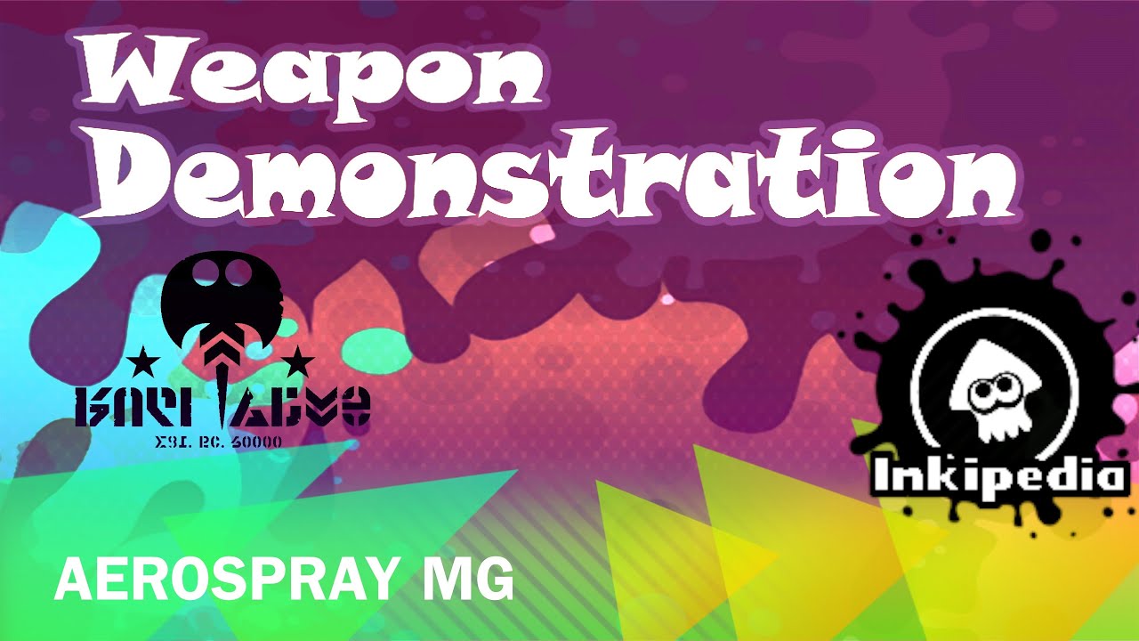 Aerospray MG ~ Weapon Demonstration (Splatoon)