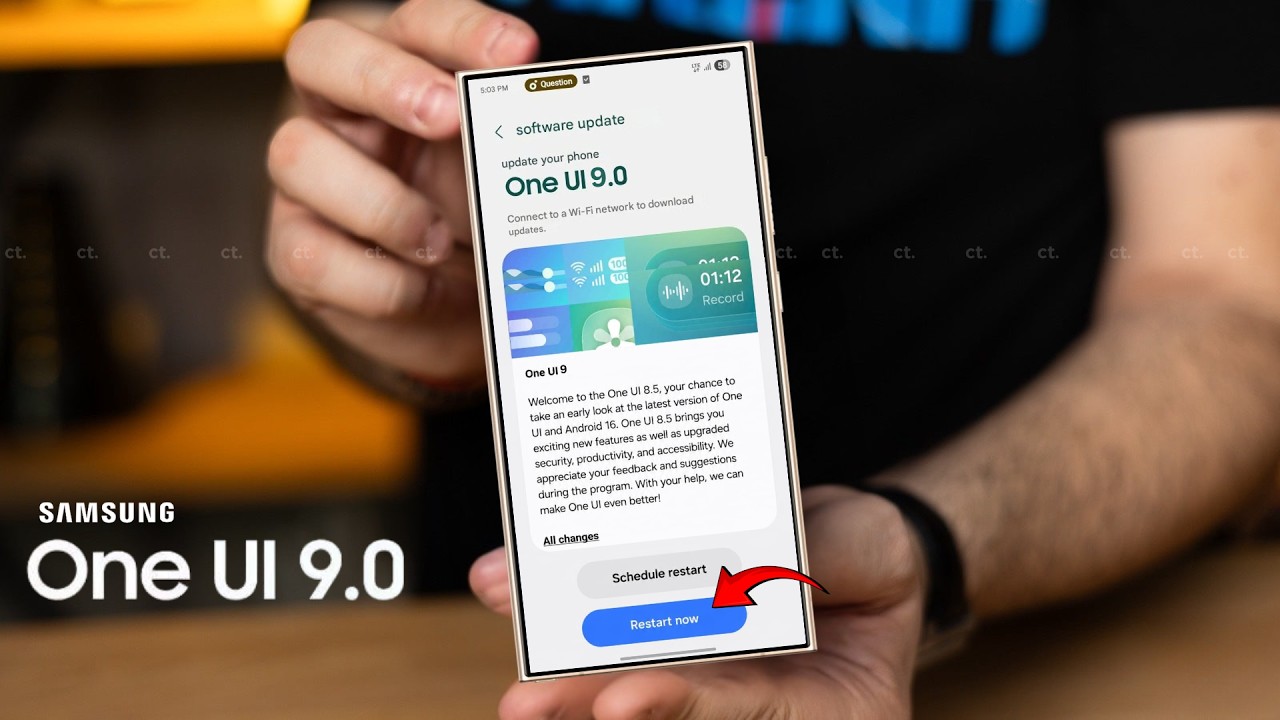 ОБНОВЛЕНИЕ Samsung One UI 9.0 &mdash; ОФИЦИАЛЬНАЯ ДАТА РЕЛИЗА!