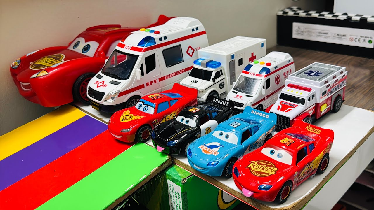 Disney Pixar Cars Unboxing Review | Lightning McQueen, Tow Mater, Doc Hudson, Sally Carrera, Mack
