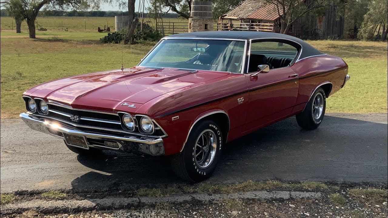 1969 Chevrolet Chevelle SS 396 Numbers Matching V8 4-Speed Pwr Front Disc AC PS