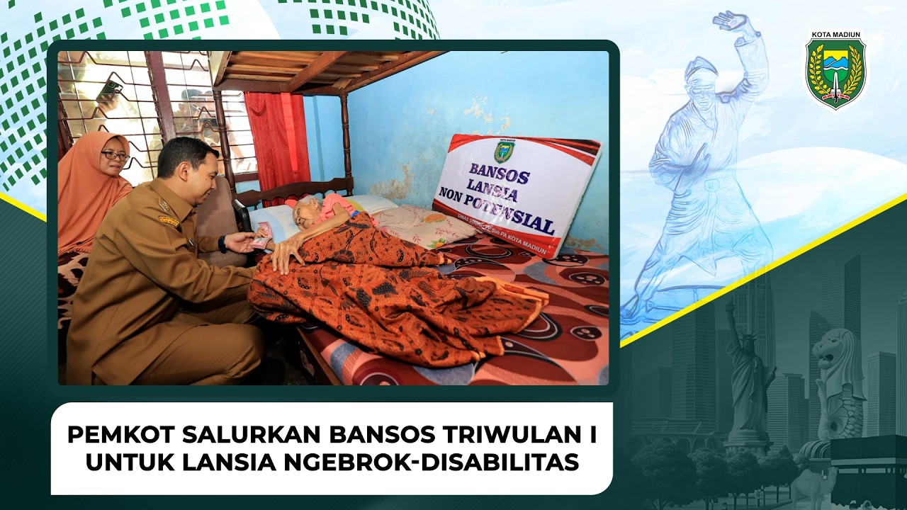Pemkot Salurkan Bansos Triwulan I untuk Lansia Ngebrok-Disabilitas