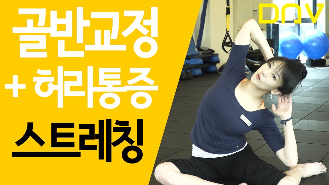 골반교정 허리통증에 직방! 스트레칭 배워보아요~