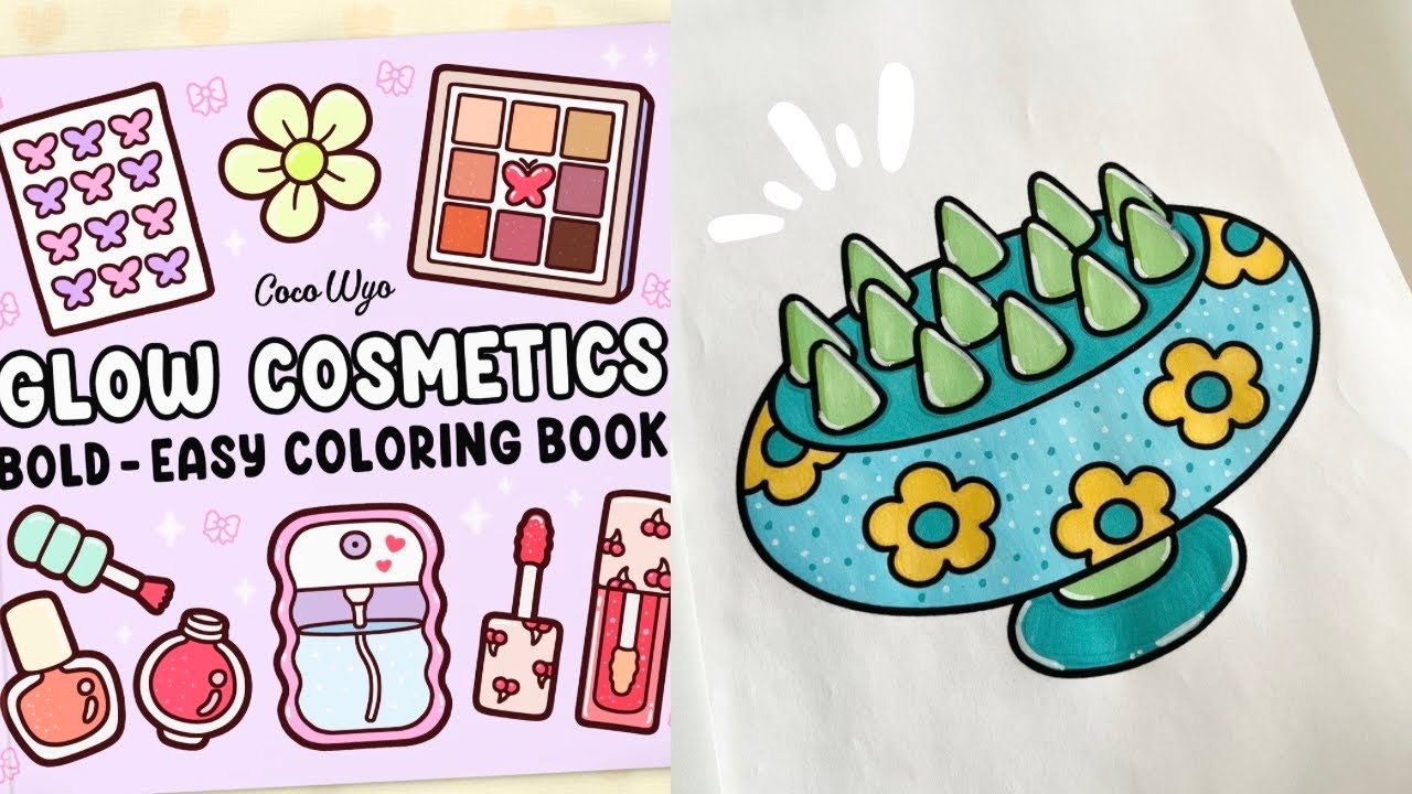 Coco Wyo | Glow Cosmetics Coloring Book