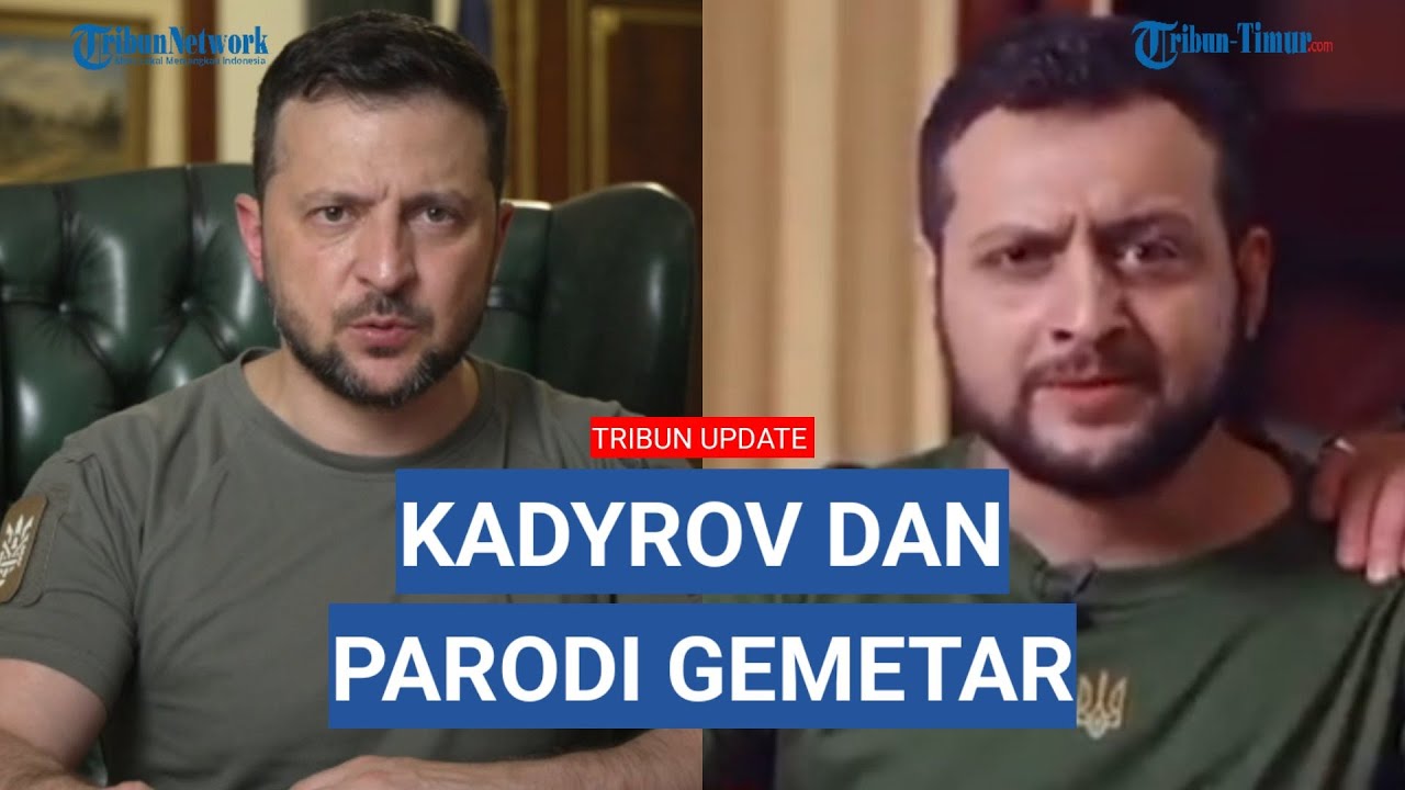 Lengkap Terjemahan, Video Parodi Presiden Chechnya Ramzan Kadyrov dan Pria Mirip Presiden Zelenskiy