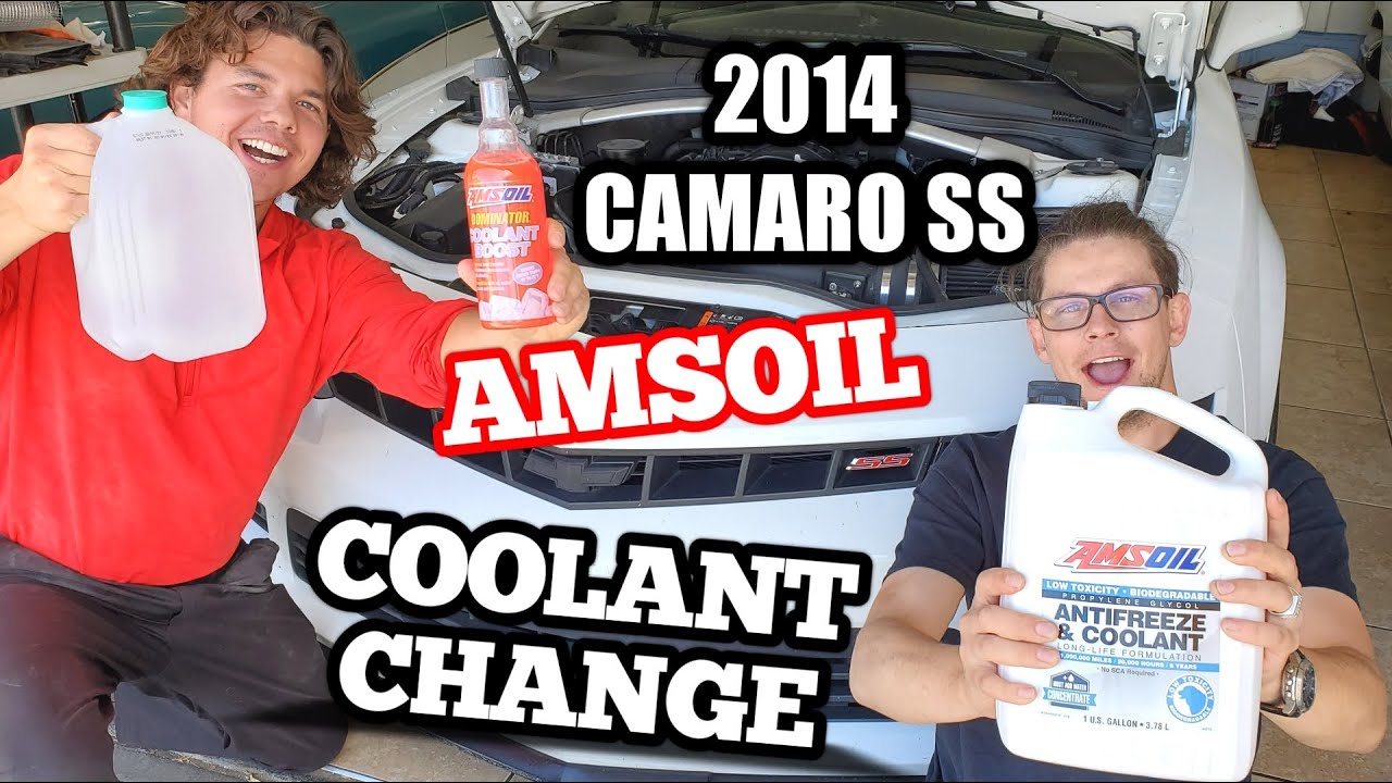 2014 Camaro SS 1LE AMSOIL Coolant Change 11.8qts Capacity