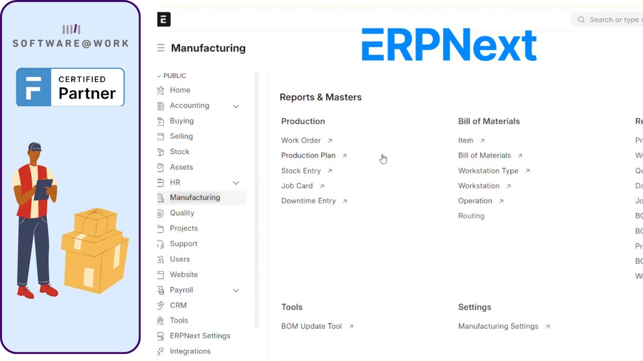 Оптимизируйте субподряд с помощью ERPNext