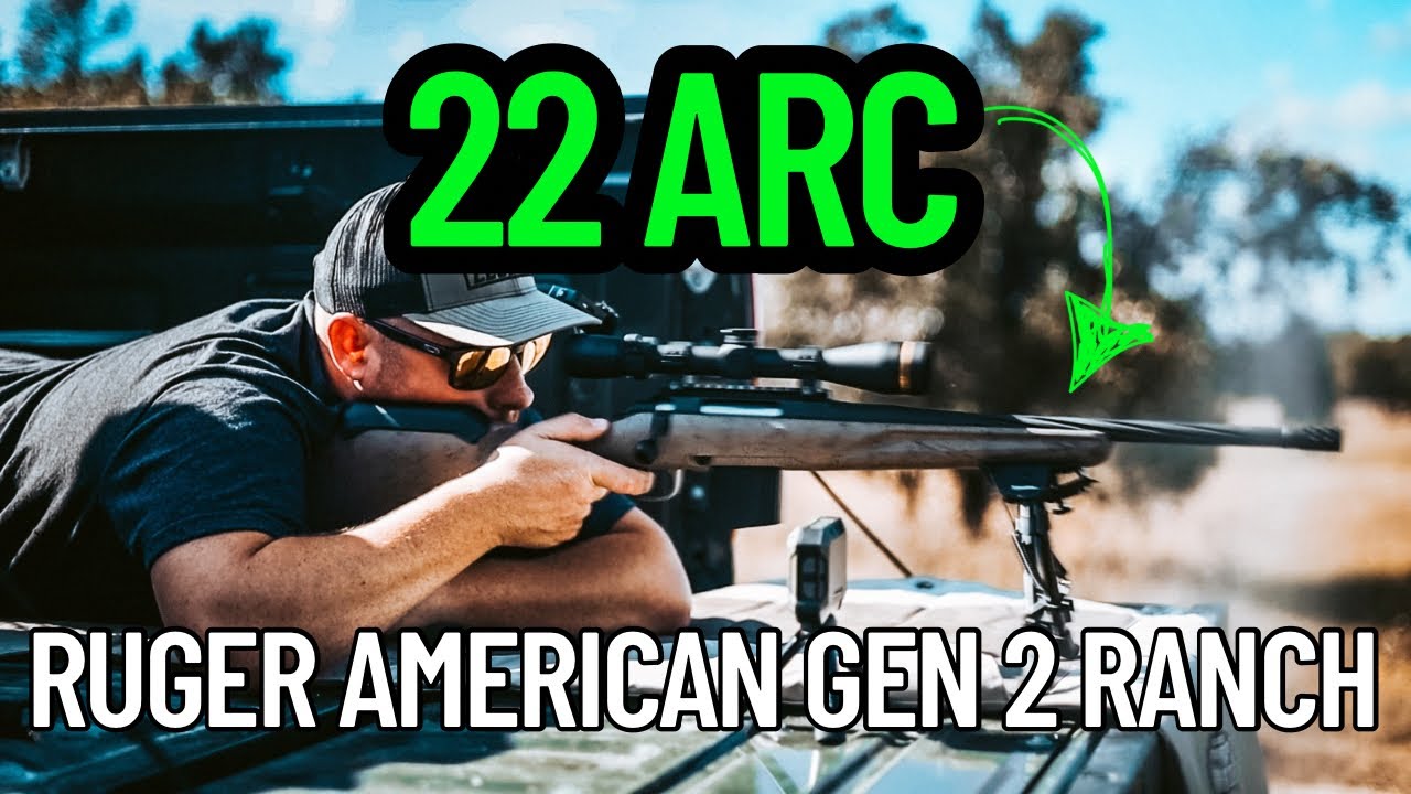 22 ARC 100 Yard Groups - Ruger American Gen 2 Ranch