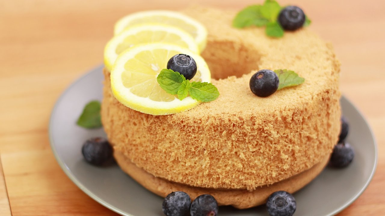 Lemon Chiffon Cake - Gavia Sugar-Free - Recipe By ZaTaYaYummy