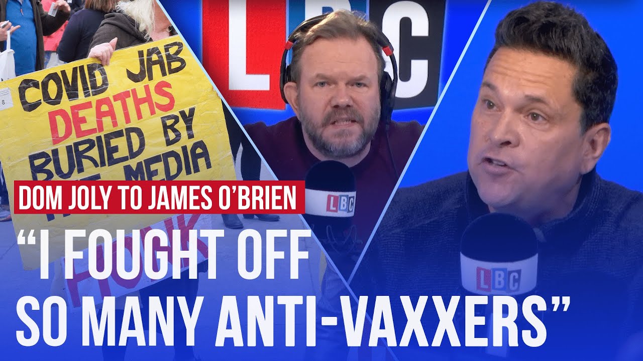 James O'Brien breaks down crazy conspiracy theories with Dom Joly | LBC