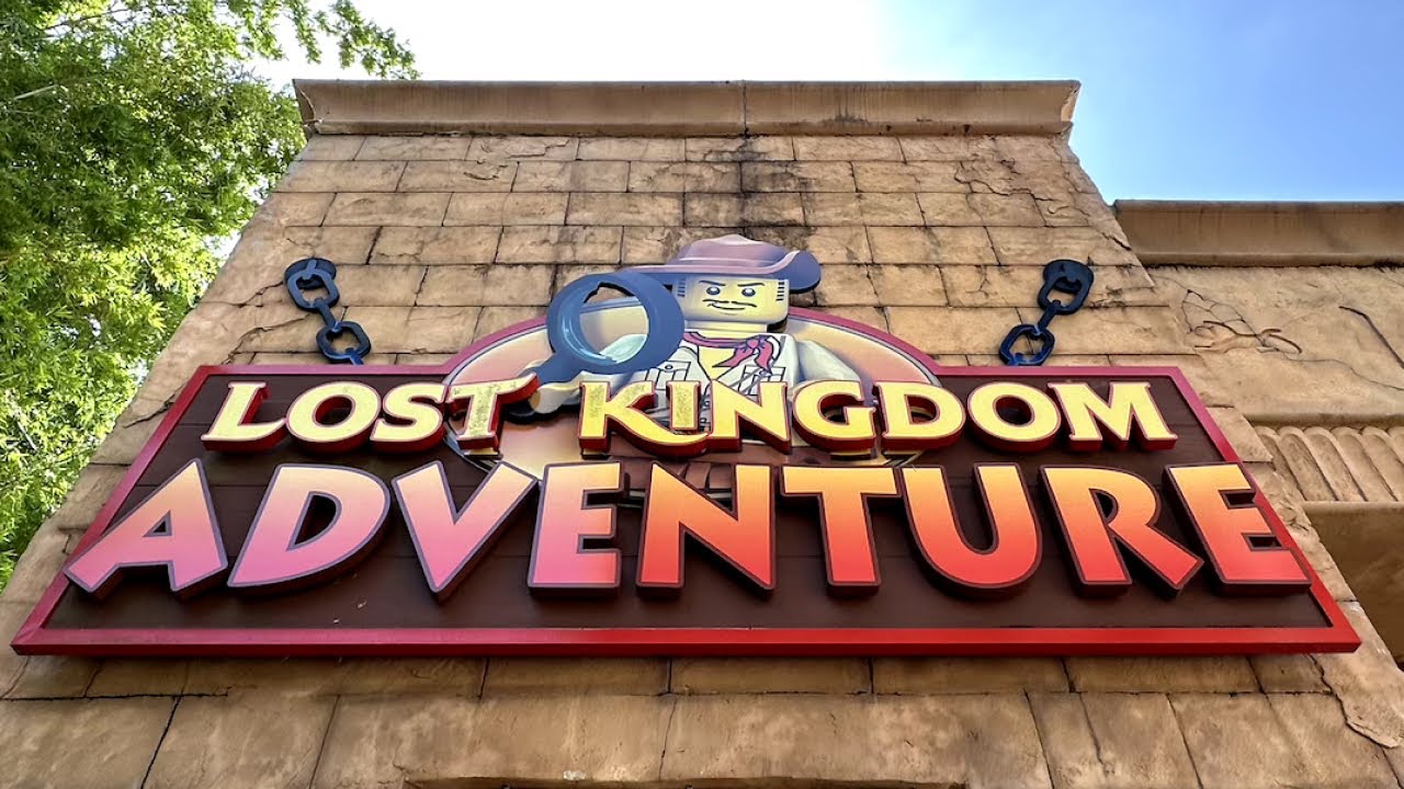 Lost Kingdom Adventure On-Ride POV • LEGOLAND Florida Dark Ride • 4K