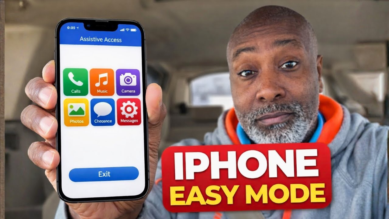 Переведите свой iPhone в упрощенный режим (для пожилых людей).
