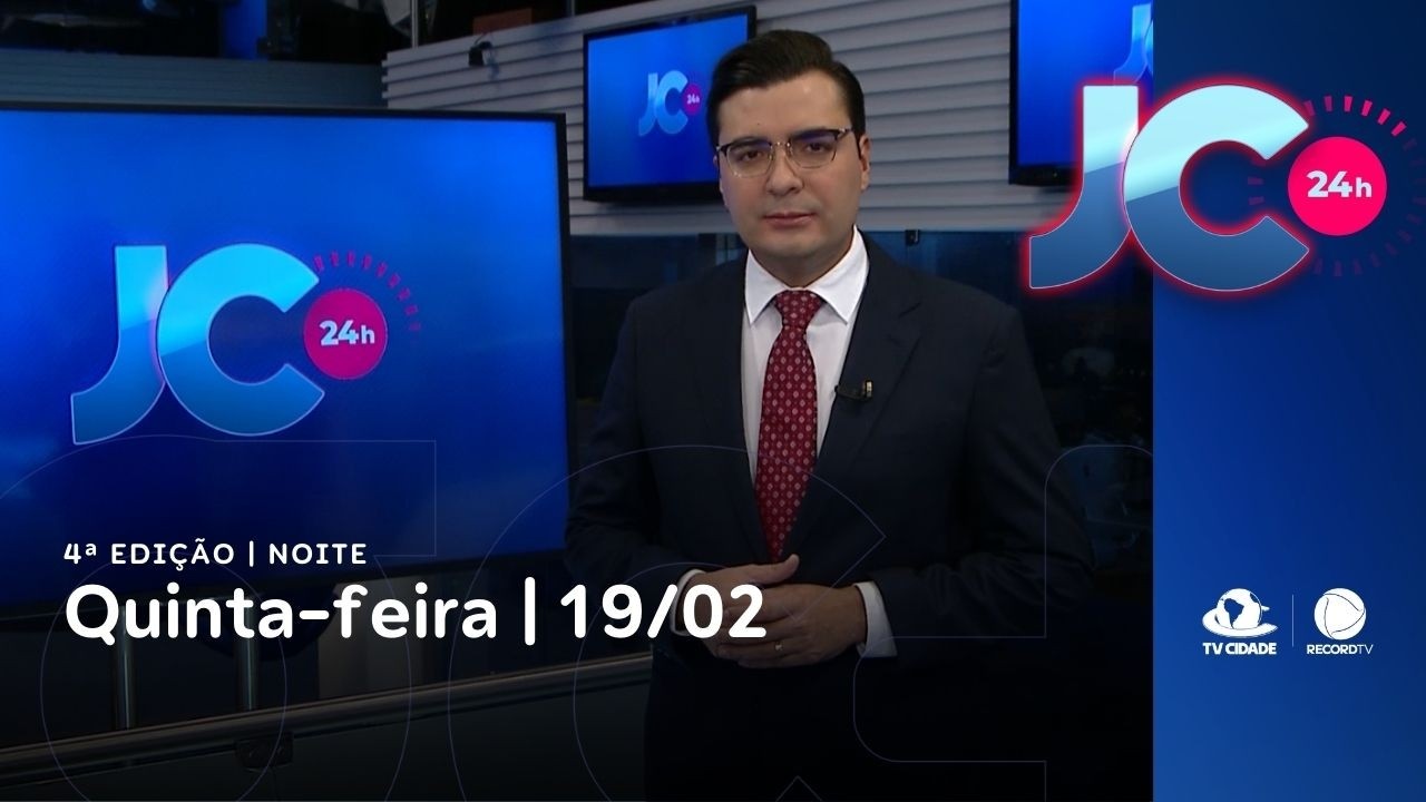 JC 24 horas | 4ª edição | Noite | 19/02/2026 | Jornal da Cidade