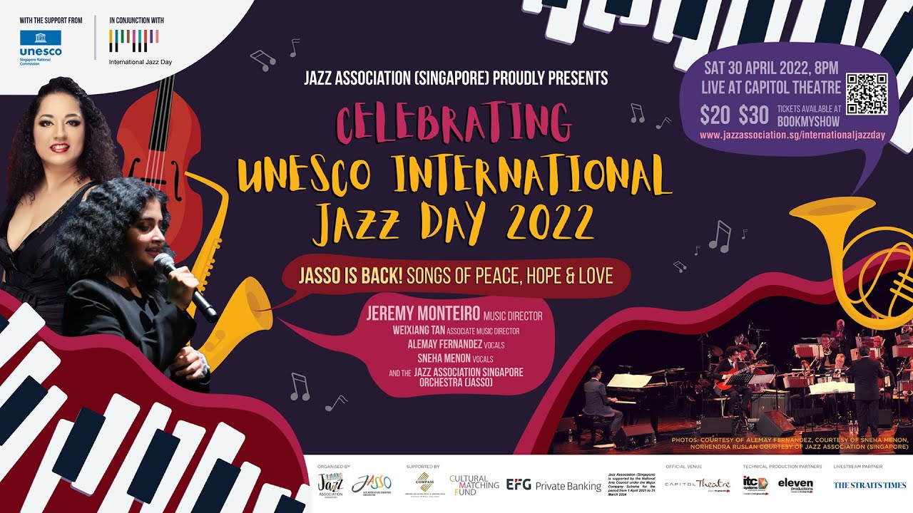 Live Concert: Celebrating Unesco International Jazz day 2022 | Songs of Peace, Hope and Love