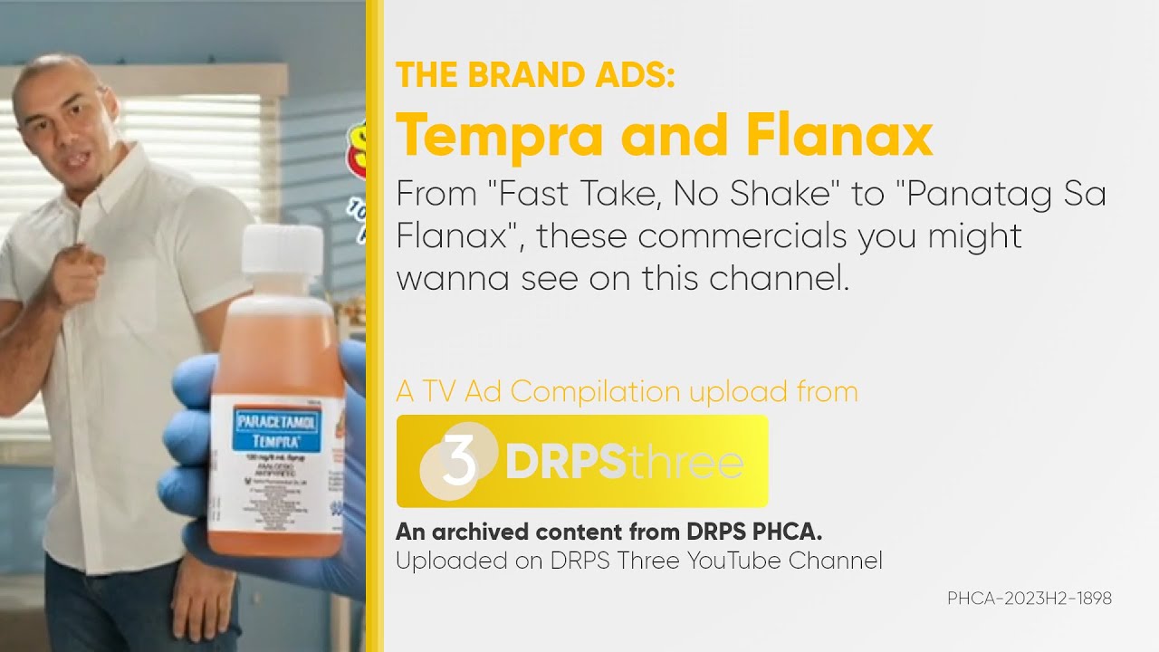 The Brand Ads: Tempra and Flanax | DRPS Three TV Ad Compilations Channel