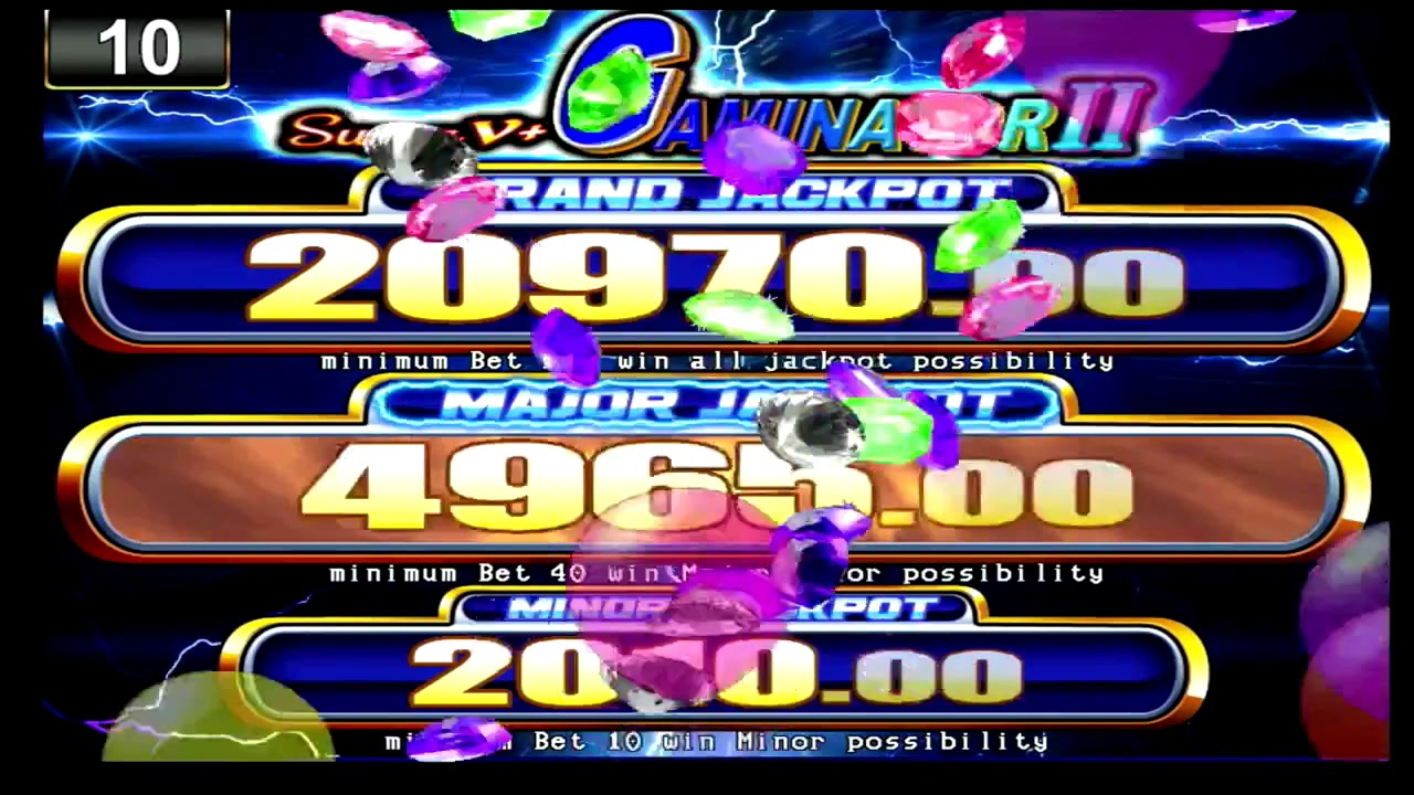 SUPER GAMINATOR II with link Jackpot system