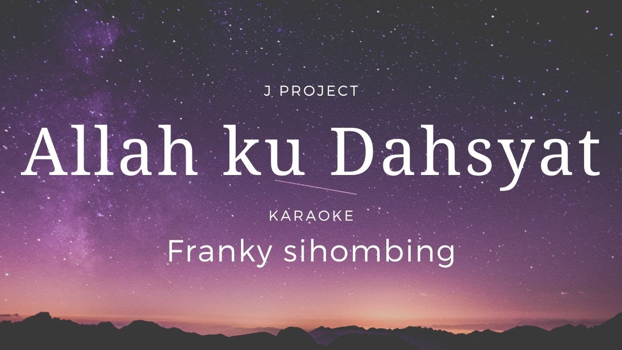 Allah ku Dahsyat | Karaoke | Minusone | Backingtrack | Chords | Lyrics | HQ Audio