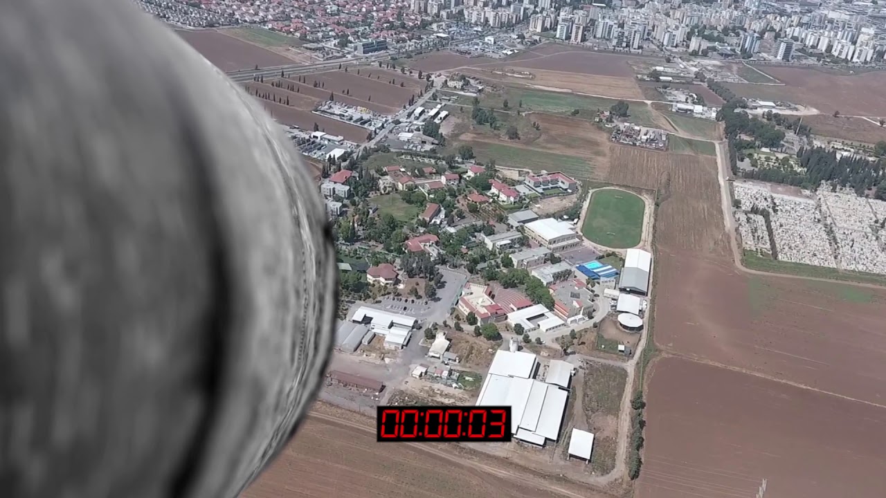 צפו: כך ייראה ירי טיל מיו״ש לעבר העיר עפולה