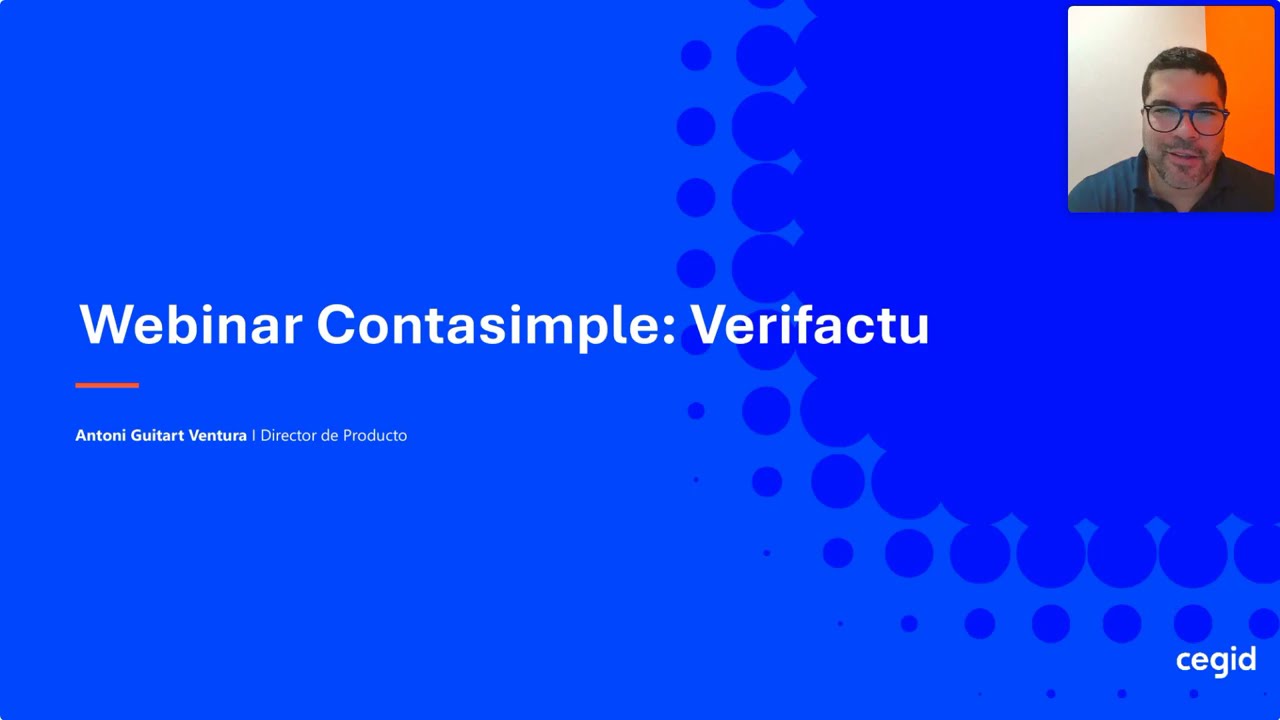 Webinar | Verifactu sin dolores de cabeza, adáptate con Contasimple by Cegid