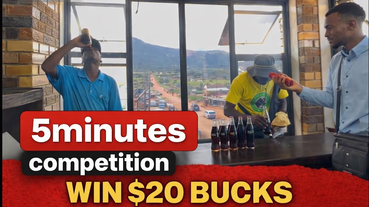 Bread and Coca Cola battle went wrong❌ for $20 Bucks in Hauna Grouth Point 🇿🇼🥹