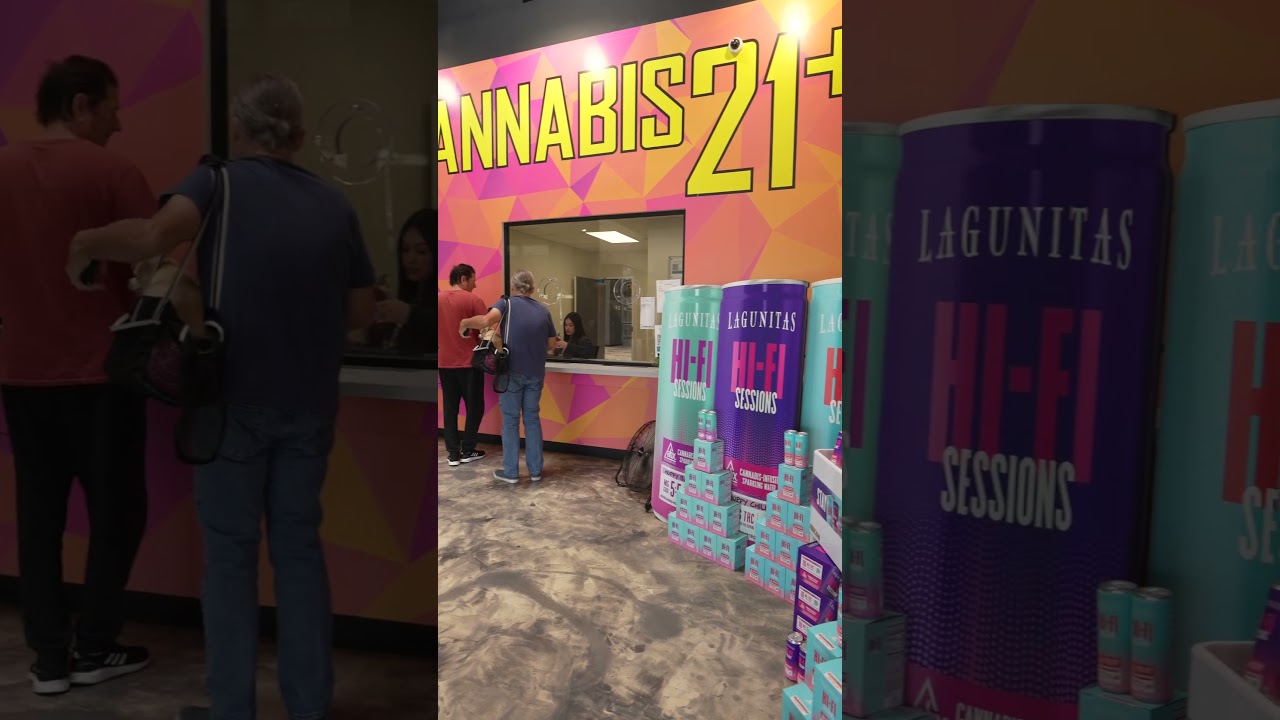 Check Out the Cannabis 21+ Dispensary in Palm Desert California #shorts  #marijuana
