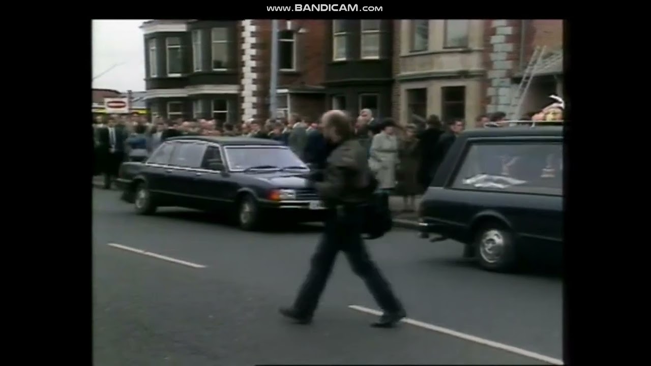 Funeral of RUC Officer killed by Irish People's Liberation Organisation, Belfast, 10 November 1986