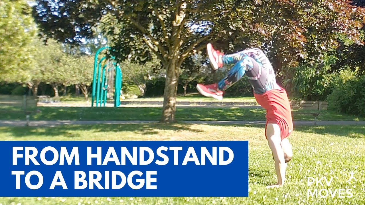 How to Fall From a Handstand to a Bridge | ParkourVisions.org
