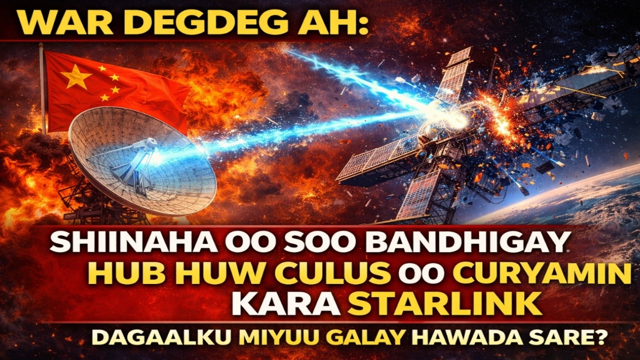 “Shiinaha oo Soo Bandhigay Hub Culus oo Curyaamin Kara Starlink – Dagaalku Miyuu Galay Hawada Sare?”